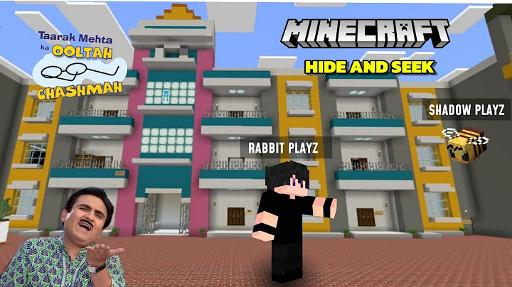 PLAYING HIDE AND SEEK IN GOKULDHAM SOCIETY || FT.@Rabbitttt_19 || MINECRAFT