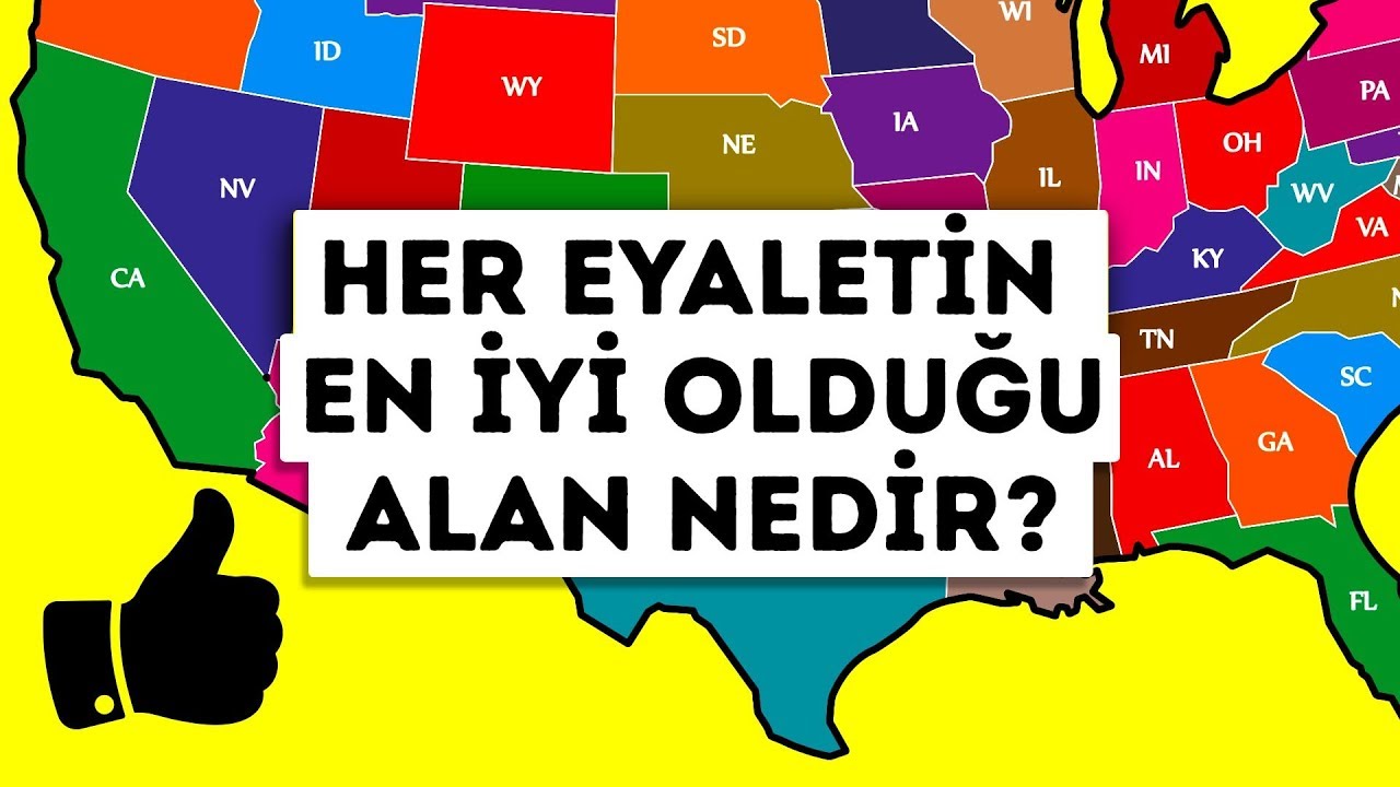 yaratıcılık kuralları boşverin ABD Eyaletlerinin En İyi Oldukları Alanlar Nelerdir?