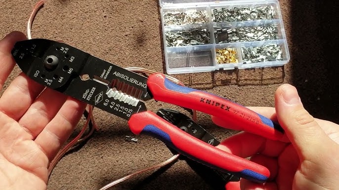 CRIMPADORAS KNIPEX PARA PUNTERAS O TERMINALES ELECTRICOS 