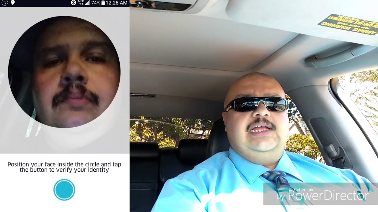 Uber Tells and Requires Driver To Pull Over To Confirm Identity On Profile