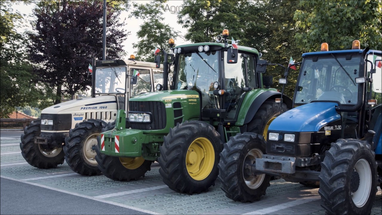 Ultimo giorno di scuola in trattore 5^G dell'Agraria di Cuneo (Piemonte) 16/17