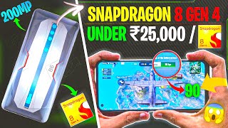 Snapdragon 8 Gen 4 Under 25,000 Rs.?? | Best Gaming Phone For BGMI/PUBG/FREE FIRE - Under 25k