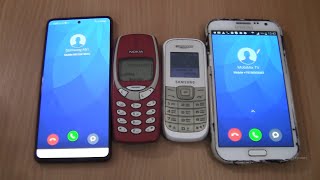 Double MIUI fake on Samsung Note 2+A51 via Fake call+Nokia 3310+Samsung 1200M Incoming call