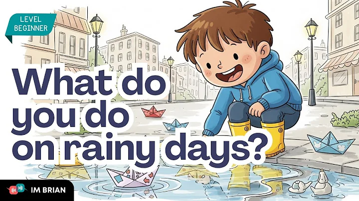 Rainy Day English – Feelings, Activities & Funny Stories  | Easy English Conversation for Beginners