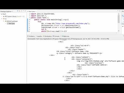 ทำความรู้จักพื้นฐาน java URL Connection
