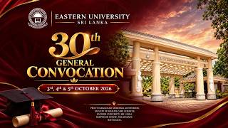 Details 30th General Convocation - 2026 Day 1 - Session - 1 Guide