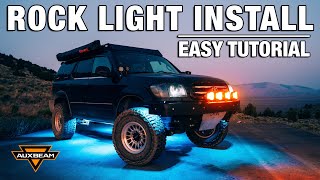 Installing AuxBeam Rock Lights on my 1st Gen Sequoia | Easy Tutorial