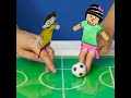 Make Football Table Board Game From Cardboard At Home #shorts #football #stadium #cardboardcraft image