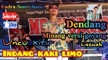 Indang kaki limo || Uncu Xitir || versi dendang || mr.morgan live
