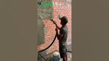 Tô trát tường với máy phun vữa G8-NPL