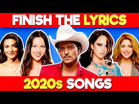 Finish the Lyrics 🎵 Most Popular 2020s Songs
