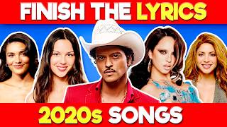Finish the Lyrics 🎵 Most Popular 2020s Songs