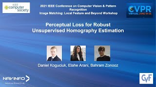 NavInfo Europe Research Paper Presentation at CVPR2021 Image Matching Workshop