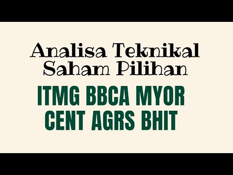 Analisa teknikal saham hari ini 30 september 2021 ITMG BBCA MYOR CENT AGRS BHIT DAN IHSG