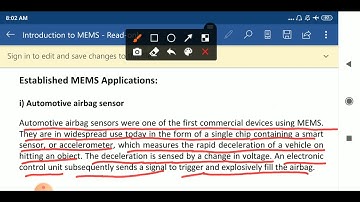 Introduction to MEMS Lecture 5 Established Application of MEMS