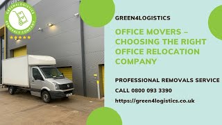 Removals Company Stoke on Trent - Office Movers - Choosing the Right Office Relocation Company