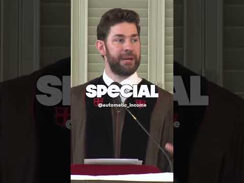 LEAN ALL THE WAY IN John Krasinski Motivation