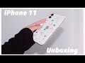 iPhone 11 unboxing (aesthetic✨🍏)