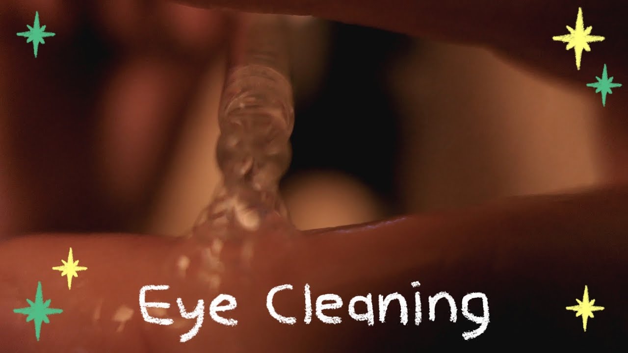 🍯ASMR 시각적 팅글 듬뿍 눈 청소 👁◡👁 | 아이클리닝 비주얼트리거 입소리 | Talking