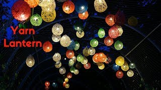 HOW TO MAKE YARN LANTERN FOR CHRISTMAS TREE ORNAMENTS | CHRISTMAS DECORATING IDEAS screenshot 1
