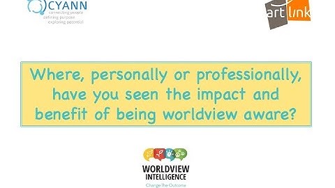 Nancy Bragard describing the  impact of worldview awareness, personally and professionally.