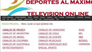 CANAL DE LAS ESTRELLAS , CANAL 5 , GALAVISION , AZTECA 7 , AZTECA 13 EN VIVO GRATIS POR INTERNET