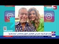 فيدرا مع شريف منير في كواليس تصوير مسلسل إيجار قديم
