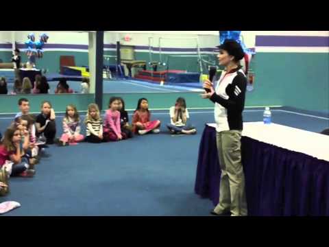 Shannon Miller Visits Barron Gymnastics