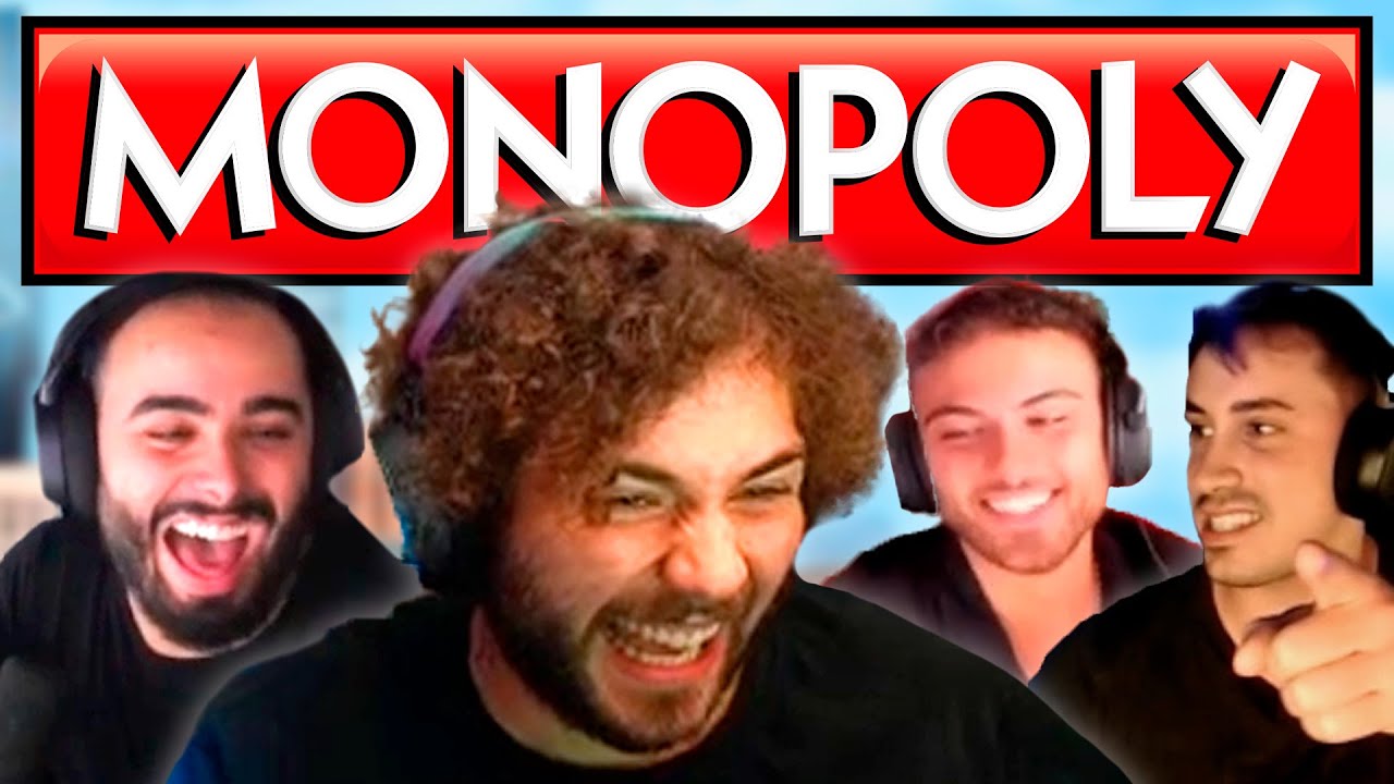 wuant joga MONOPOLY com Windoh, Nuno Moura e Zé