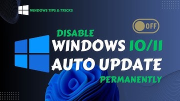 How to Disable Windows Automatic Updates on Windows 10/11 Permanently