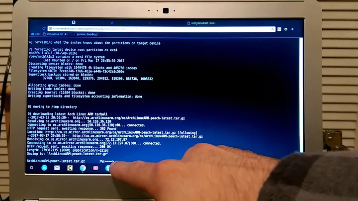 Arch Linux ARM Easy Install Script for your ARM Chromebook (natively and on removable media)