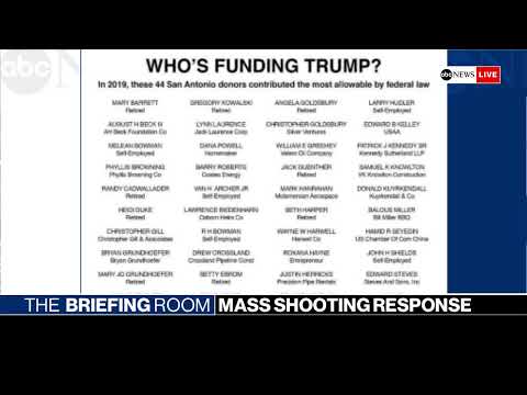Briefing Room: Trump visits Dayton and El Paso, shooting investigations, 2020 candidates  | ABC News