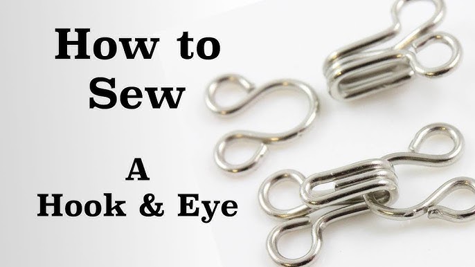 Sewing on Hook and Eyes 