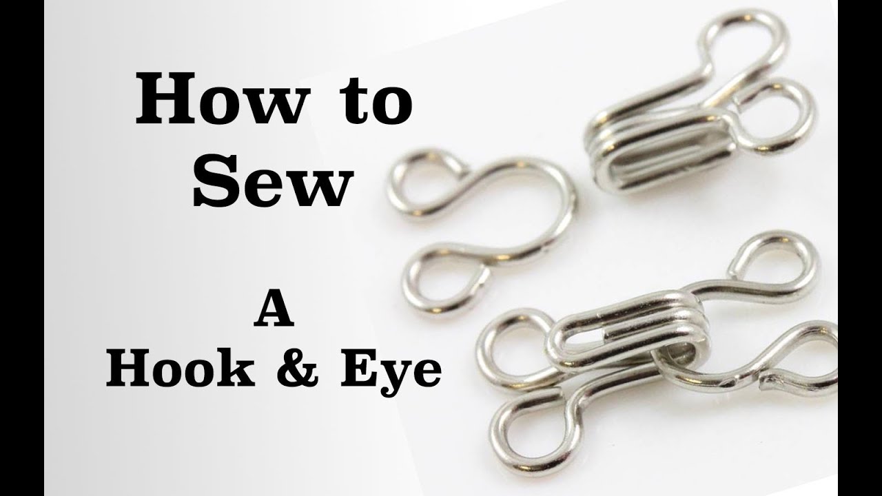 How to Sew a Hook and Eye