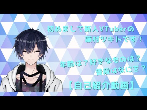 【新人VTuber】初めまして藤村ツキトです！【自己紹介】