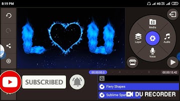 Tik tok Video Fire 2 text effect kinemaster tutorial