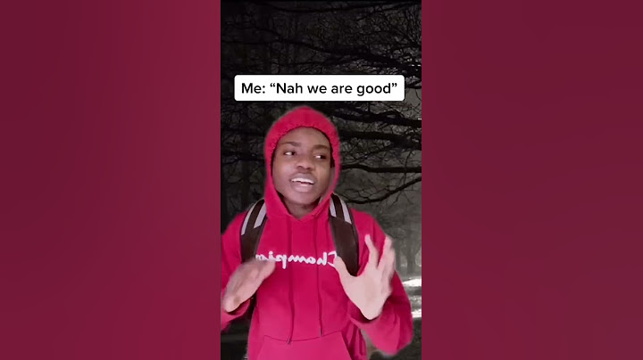 When you walk through the woods with your friend 😨