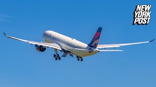 Man dies after breaching airport security door, climbing into Delta plane’s engine