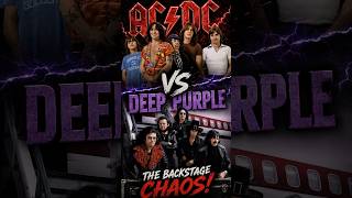 AC/DC vs Deep Purple: The Backstage Chaos! #acdc #angusyoung