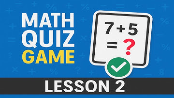 Python Lesson 2: Make a Fun Math Quiz Game for Beginners! (Variables & Data Types)