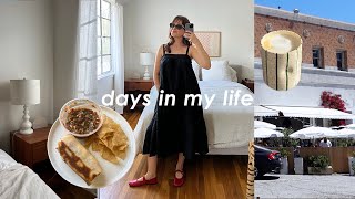 touring an apartment, quince try on, breakfast burrito recipe (vlog)