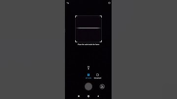 Scanner in redmi note 8 pro