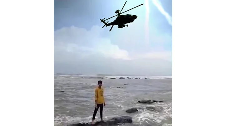Sky Helicopter Fly Video Editing In VN App Sky Change Video Editing #theizankhan #creator #videos