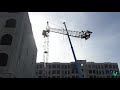 У крана упала стрела ( The crane boom collapsed )