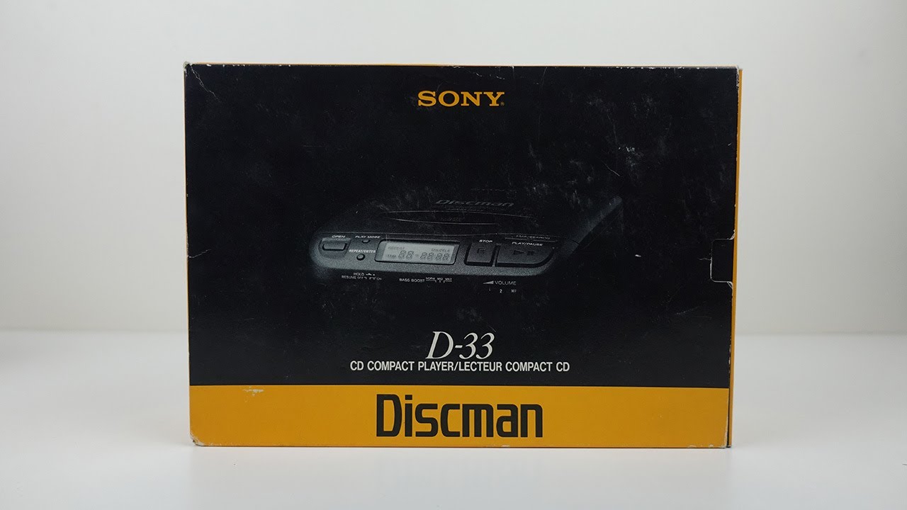 Sony Discman D-33 : The Vintage Audio CD Player - YouTube
