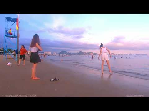 Video Walking Ha Long Beach With Bikini Girls - youtube