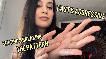ASMR Setting & Breaking The Pattern 👏 Fast, Aggressive Hand Sounds