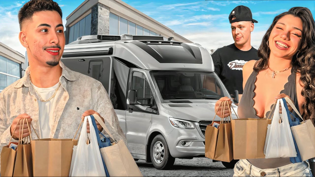 SHE TOOK ME SHOPPING AND IM TRAVELING THE COUNTRY WITH JAMES…