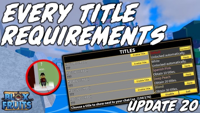 How to get titles on Blox Fruit #titles #roblox #bloxfruit #fyp