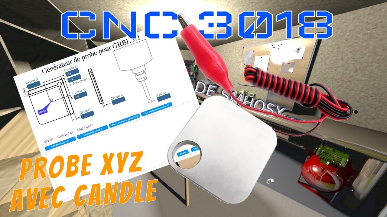 CNC 3018 : Probe XYZ et outils ZÉRO ZÉRO ZÉRO - YouTube